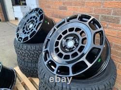 Ensemble de 5 roues style OCTA pour Land Rover Defender, montage 5x22, avec pneus tout-terrain