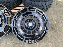 Ensemble de 5 roues style OCTA pour Land Rover Defender, montage 5x22, avec pneus tout-terrain