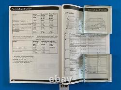 Ensemble de manuels du propriétaire et livres pour le Range Rover Sport Turbo Diesel Supercharged 2017 + étui