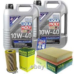 Filtre À Inspektionskit Liqui Moly Oil 10l 10w-40 Pour Land Rover Range Lp 2.5 Td