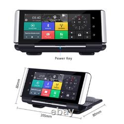 Full Hd 1080p 7in Car Dashboard Gps Nav Dual Lens Dvr Enregistreur De Conduite Vue Arrière