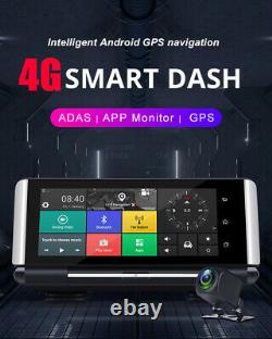Full Hd 1080p 7in Car Dashboard Gps Nav Dual Lens Dvr Enregistreur De Conduite Vue Arrière