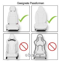 Housses de siège (Pilote) adaptées pour Land Rover Range Rover Evoque (Noir-Gris) 3.1