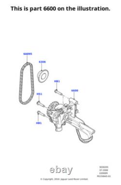 Huile de pompe d'origine Land Rover compatible avec Freelander 2 Range Rover Evoque LR022455