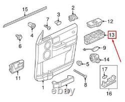 Interrupteur de fenêtre avant gauche LR Range Rover Sport L320 LHD YUD501110PVJ NEUF