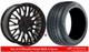 Jantes En Alliage Et Pneus 22 Velare Vlr01 Pour Range Rover Velar L560 17-24