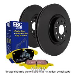 Kit de plaquettes de frein et de rotors EBC Yellowstuff 297mm pour Land Rover PD03KF645