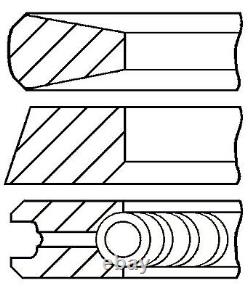 Kit de segments de piston 4x pour Ford QXWA/QXWB/UFDA/TYWA/KLWA/QXWC/UFWA/UKWA/AZWC 2.0L