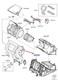 Lr Range Rover Evoque L551 Boîtier De Chauffage Inférieur Lhd Lr115830 Neuf D'origine