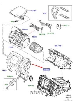 LR RANGE ROVER EVOQUE L551 Boîtier de chauffage inférieur LHD LR115830 NEUF D'ORIGINE