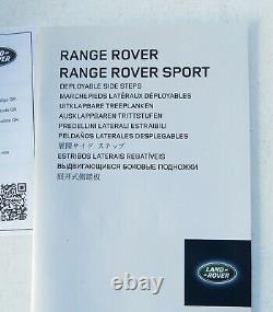 Land Rover Range Rover 2016-2019 Oem New Deployable Side Step Kit Vplgp0268