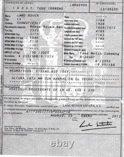 Lr013770 Rétroviseur gauche / Lr013770 / 5632164 pour Land Rover Range Rover Sp