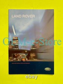 Manuel du propriétaire du Land Range Rover Sport HSE Supercharged de 2010 + Ensemble de livres de navigation