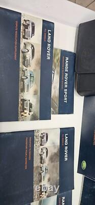 Manuel du propriétaire du Range Rover Sport L320 2006 avec dossier en cuir OEM