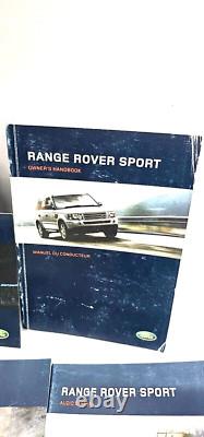 Manuel du propriétaire du Range Rover Sport L320 2006 avec dossier en cuir OEM