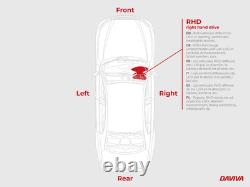 Miroir de rétroviseur avant pliant électrique de porte aile Land Rover Range Rover Sport