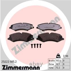 Pack de plaquettes de frein à disque 25022.985.2 pour Land Rover Discovery/IV Range/Sport