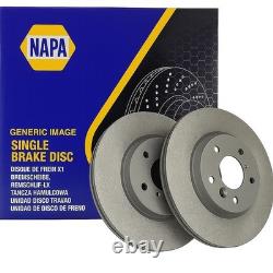 Paire de disques de frein arrière NAPA compatibles avec Land Rover Range Rover et Range Rover Sport