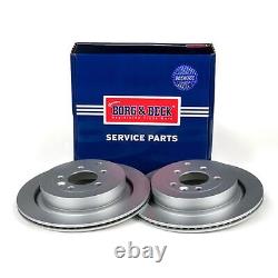 Paire de disques de frein pour Land Rover Range Rover Sport 3.0 TD V6 Ensemble Borg & Beck