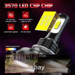 Phare LED 7 pouces à faisceau haut/bas avec ampoules H4 T10 pour Wrangler JK LJ CJ TJ