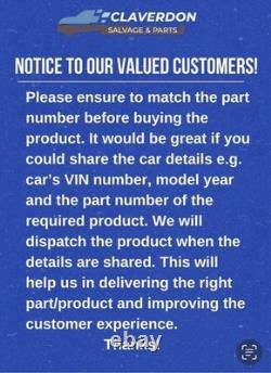 Phare avant côté passager droit Range Rover Evoque 2017 Gj3213w030ad