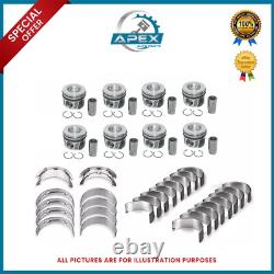 Pistons et bielles Land Rover 448dt avec roulements Range Rover Sport 4.4 TDV8