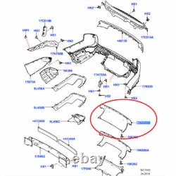 Plaque de protection, cache et garniture de pare-chocs arrière compatible avec Range Rover Sport 2018-2021