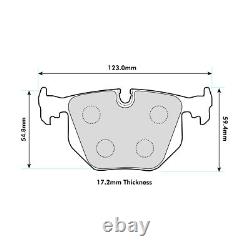 Plaquettes de frein arrière Ferodo DS2500 pour BMW X3 E83 2.0D 2004 FCP1483H