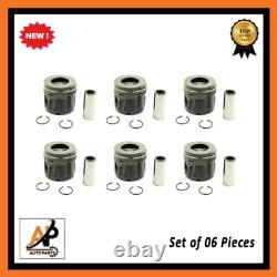 Pour LAND ROVER RANGE ROVER 3.0 306DT Diesel Ensemble piston et segments GEN 2, 6 pièces