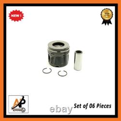Pour LAND ROVER RANGE ROVER 3.0 306DT Diesel Ensemble piston et segments GEN 2, 6 pièces