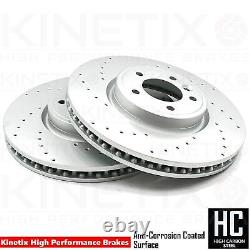 Pour Land Rover Discovery 2.0 Td4 Disques de frein avant et arrière percés avec plaquettes Brembo