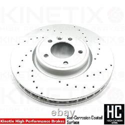 Pour Land Rover Discovery 2.0 Td4 Disques de frein avant et arrière percés avec plaquettes Brembo