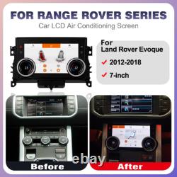 Pour Land Rover Evoque L538 2012-18 7 Écran Tactile de Contrôle de Température de Climatisation
