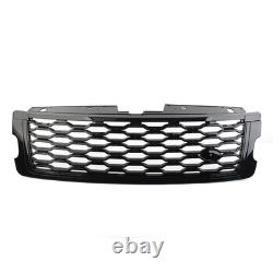 Pour Land Rover Range Rover 2018-2022 Pare-chocs avant Grille ABS Grille Noire