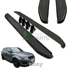 Range Rover Evoque Dynamic Stealth Gloss Black Edition Side Steps Running Boards