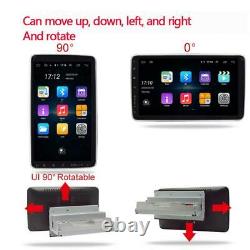 Rotatable 10.1in 1din Android 9.1 2+32g Voiture Gps Fm Stereo Radio Wifi Mp5 Player