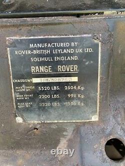 Suffixe Range Rover D
