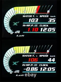 Système d'alarme de vitesse, jauge numérique de turbo, pression d'huile et température OBD2 pour voiture