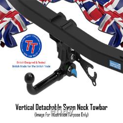 Tow-trust Détachable Swan Neck Towbar Pour Land Rover Range Rover Suv 2012 2022