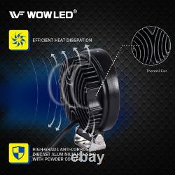 Wow 10 Pcs 27w 9 Led Light Work Flood Offroad Lampe Suv 4 Roues Motrices Camion Camp 12v 24v