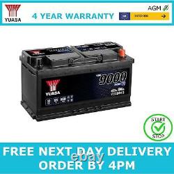 Yuasa Ybx9019 Batterie De Voiture 12v Agm Arrêt De Démarrage 4 Ans Type De Garantie 019